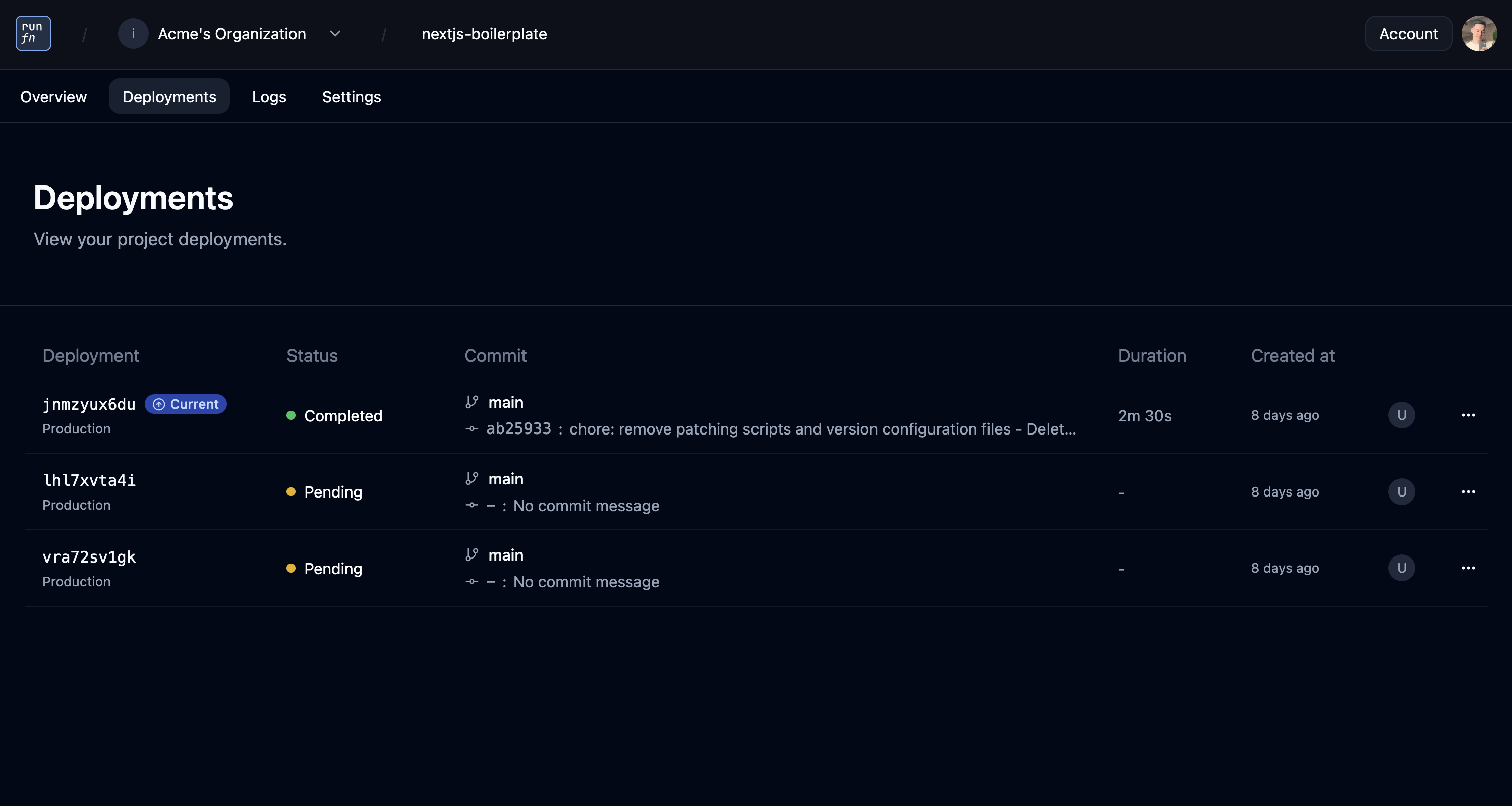 RunFn app preview